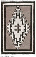 Stone Echo Navajo rug by suzzi homes, native American rug, southwest style rug, traditional wool kilim rug, neutral color rug, custom size