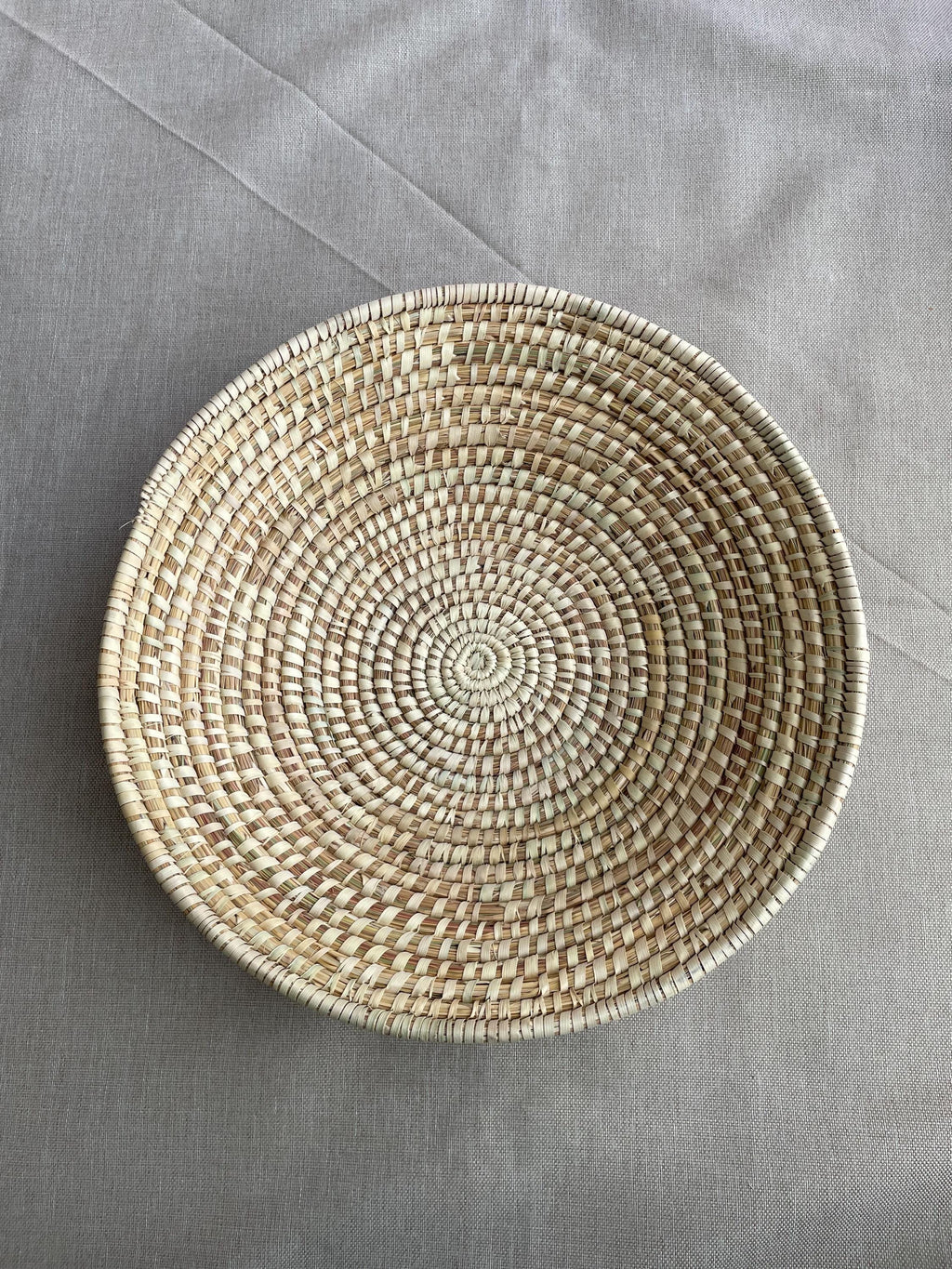 Boho SeaGrass Wall Basket Set 12, Woven Natural Fiber Wall Art, Rustic Farmhouse & Minimalist Home Decor, Handmade Wall Hanging, Japandi Art