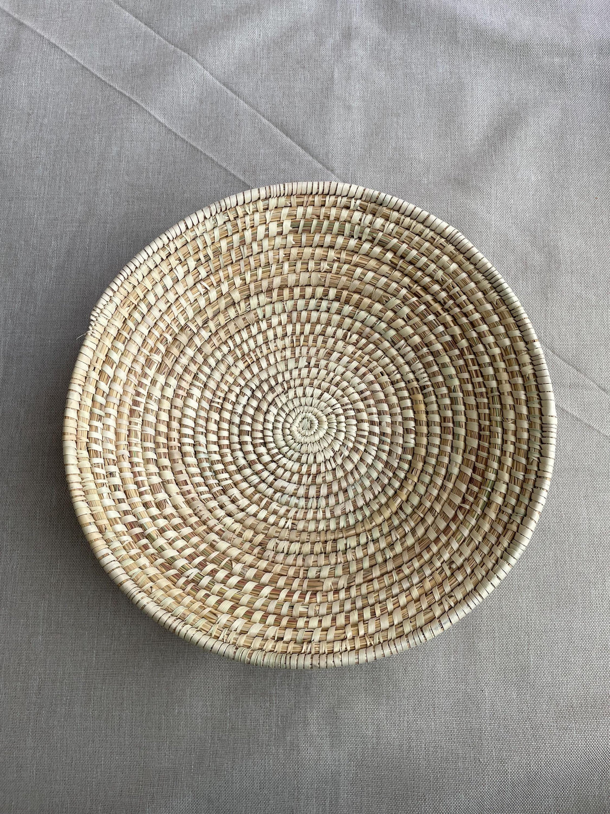 Boho SeaGrass Wall Basket Set 12, Woven Natural Fiber Wall Art, Rustic Farmhouse & Minimalist Home Decor, Handmade Wall Hanging, Japandi Art