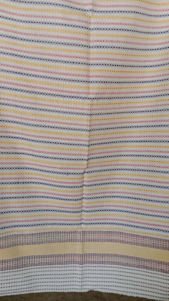 Handwoven Cotton Rebozo Shawl: Traditional Pakistani Scarf, Labor Support