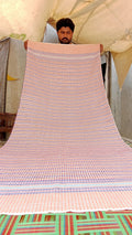Handwoven Cotton Rebozo Shawl: Traditional Pakistani Scarf, Labor Support