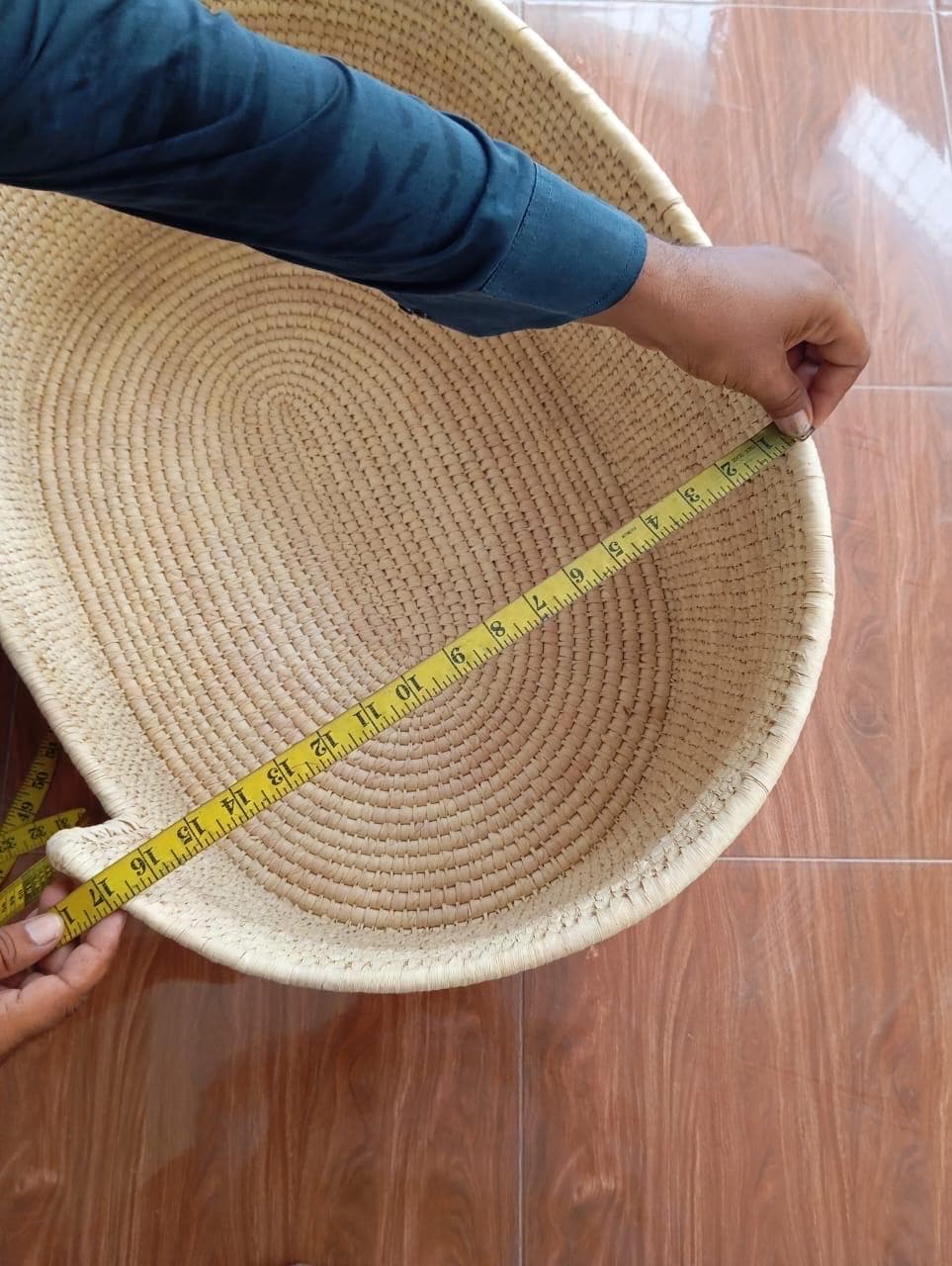 Cozy Dog Bed Basket - Handwoven Natural Dog Bed - Comfortable Woven Dog Basket - Pet Basket Bed - Wicker Dog Bed - African Dog Bed