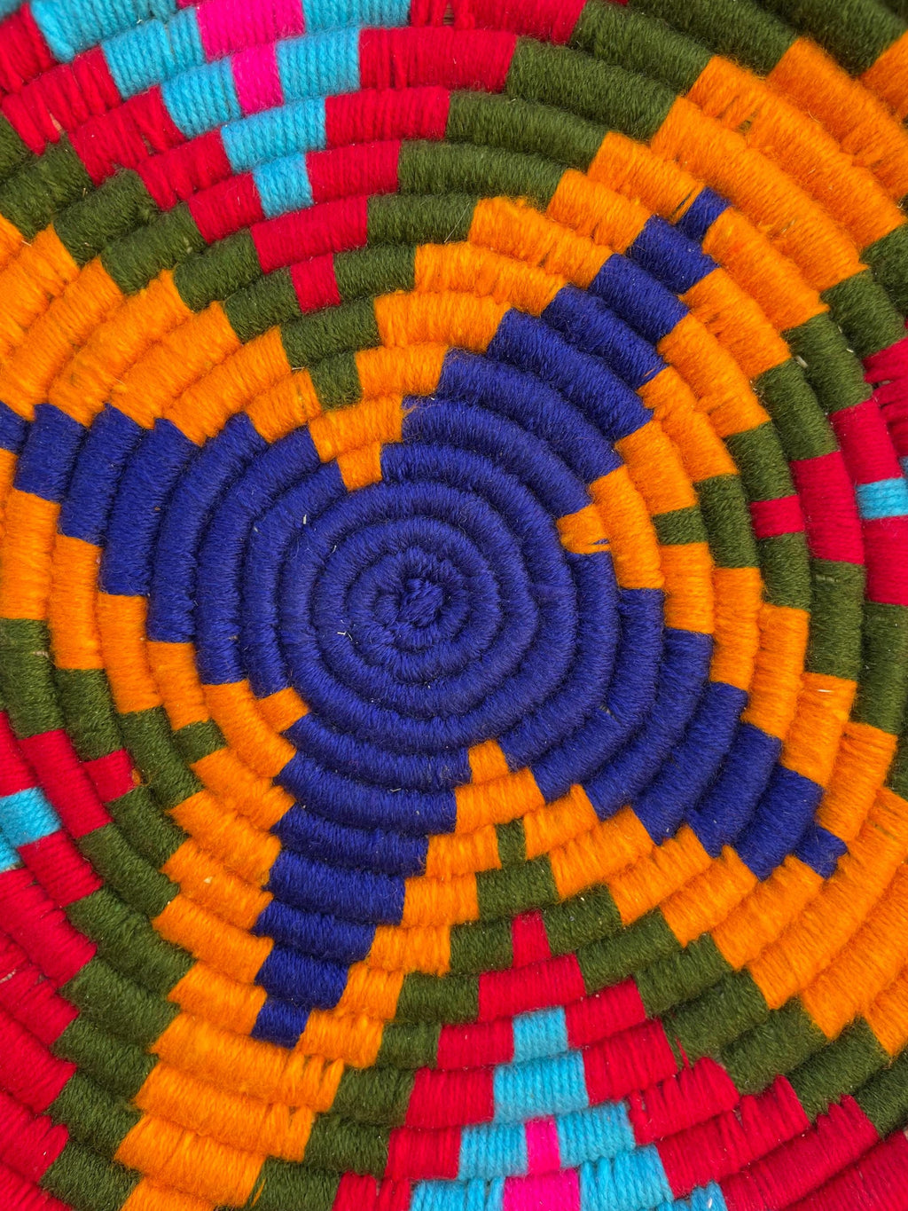 Boho Tribal Wall Baskets, Colorful Wall Basket, Woven African Basket, Basket Wall Art, Bohemian Wall Hanging Decor