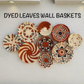 Woven Wall Basket Set Of 9, Handwoven African Baskets for Wall Decor, Neutral Rustic Boho Wall Art, Tribal Home Decor, Earthy tone Baskets