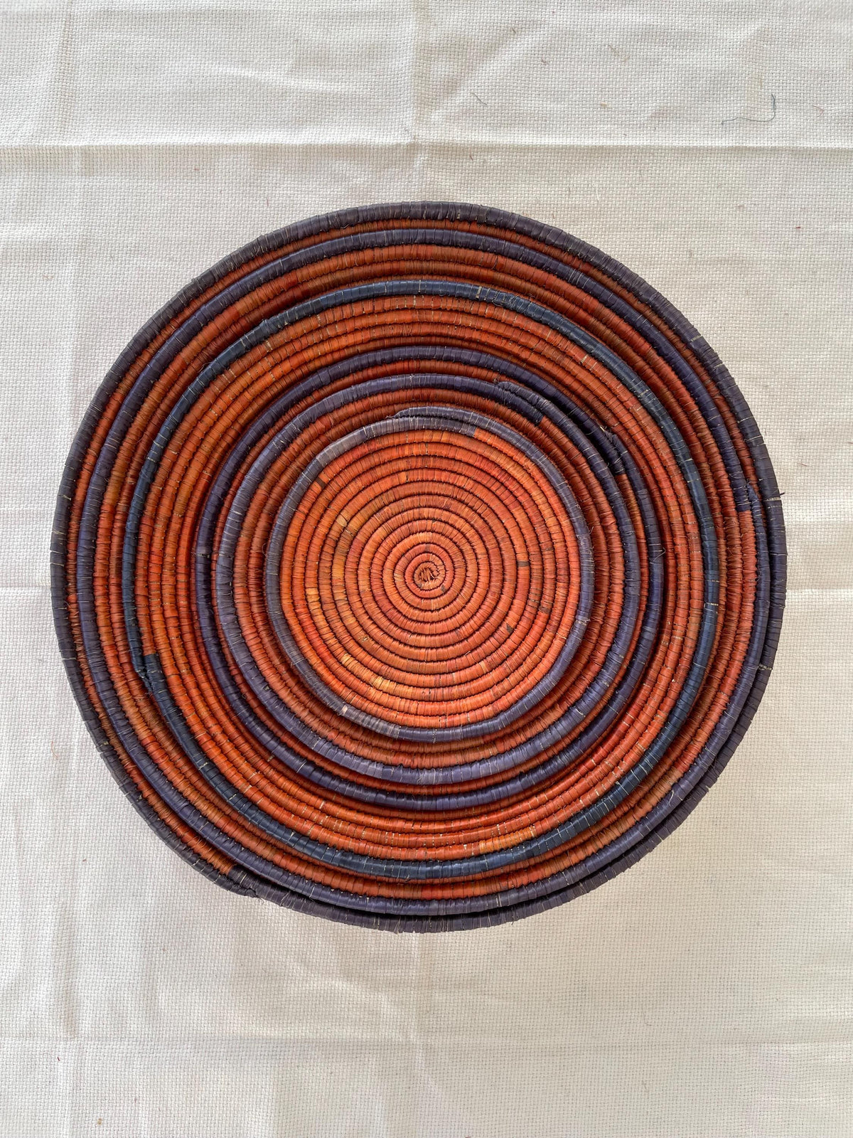 X Large Woven Wall Basket Set Of 6, Handwoven Baskets for Wall Decor, Terracotta Rustic Boho Wall Art, Tribal Home Decor, Collector Pieces